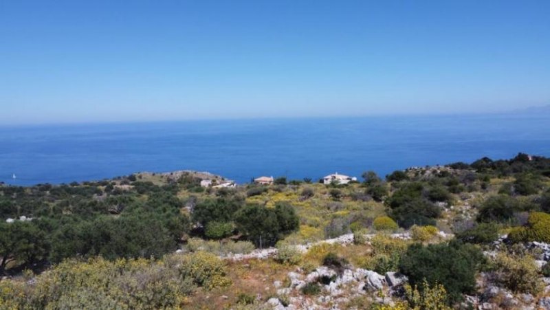 Kefalas Kreta, Kefalas Chania: Großes Grundstück mit unverbautem Meer- und Bergblick zu verkaufen Grundstück kaufen